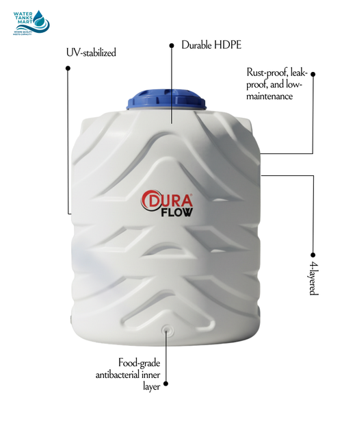 Dura Flow Water Tank – 4-Layer Blow Molded Tank (Medium/Heavy) - WaterTanksMart